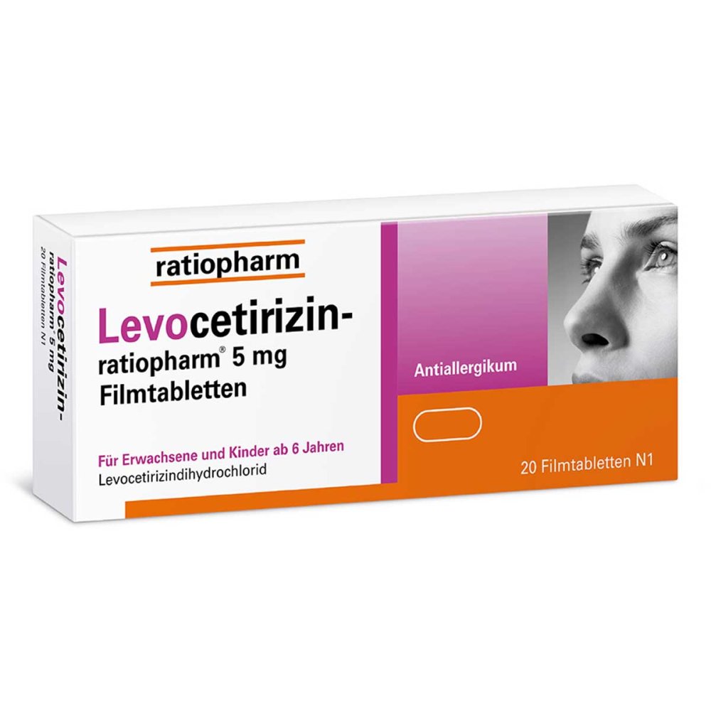 Levocetirizin-ratiopharm 5 mg Filmtabletten