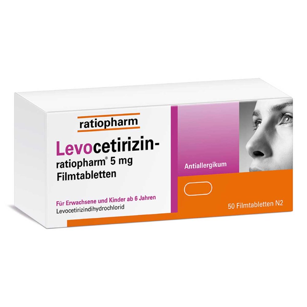 Levocetirizin-ratiopharm 5 mg Filmtabletten