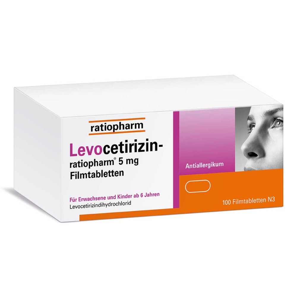 Levocetirizin-ratiopharm 5 mg Filmtabletten