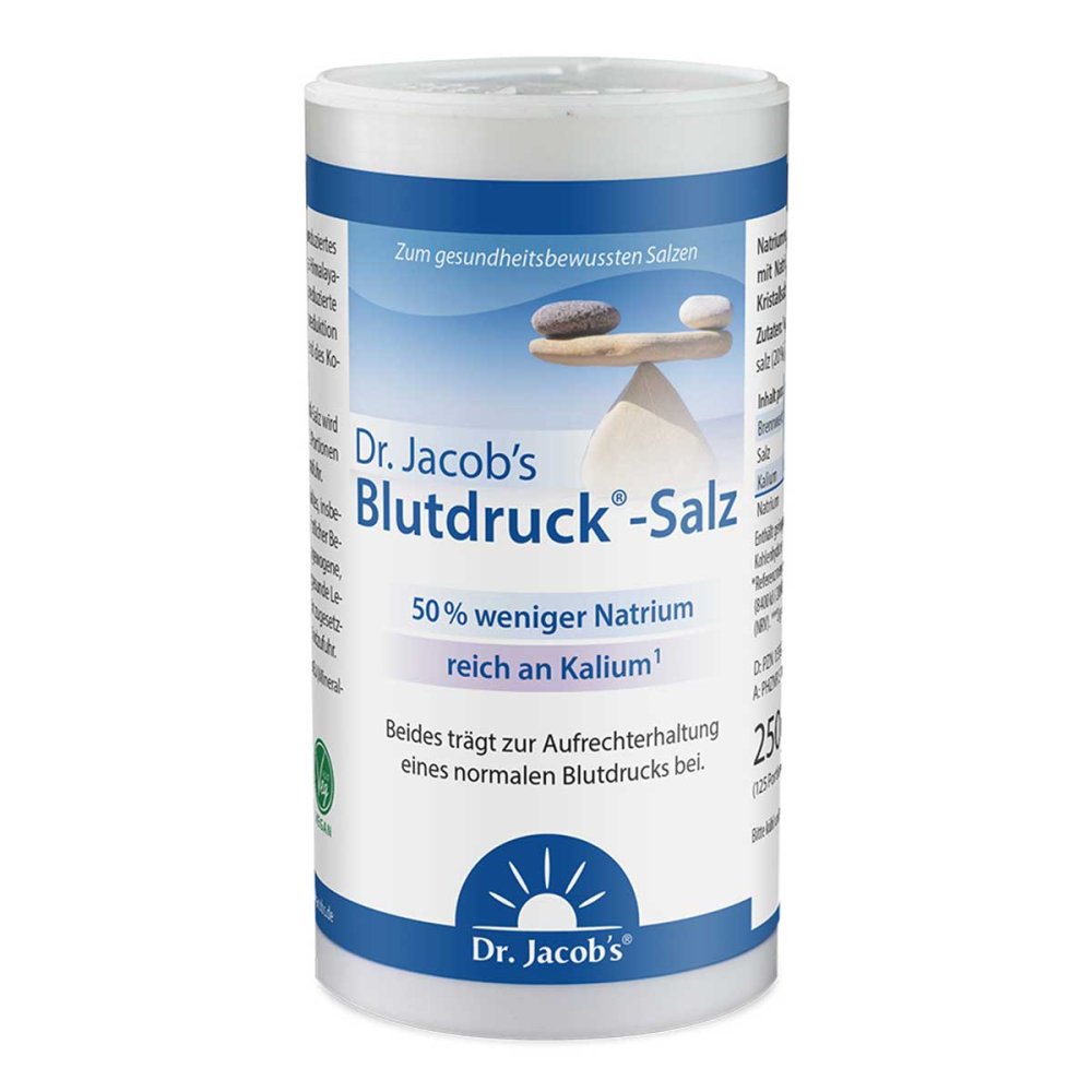 Dr. Jacob's Medical GmbH Dr. Jacob's Blutdruck-Salz mit Kalium Salzersatz 15587057