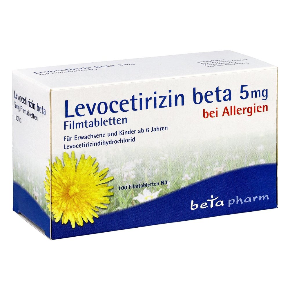 Levocetirizin beta 5 mg Filmtabletten