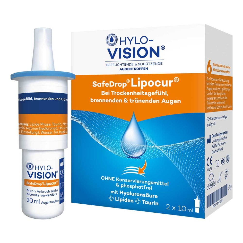 Hylo-Vision Safedrop Lipocur Augentropfen