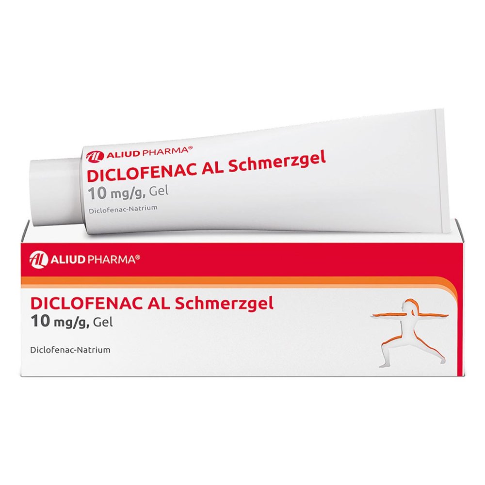 ALIUD Pharma GmbH Diclofenac AL Schmerzgel 10 mg / g für akute Muskelschmerzen 16400718