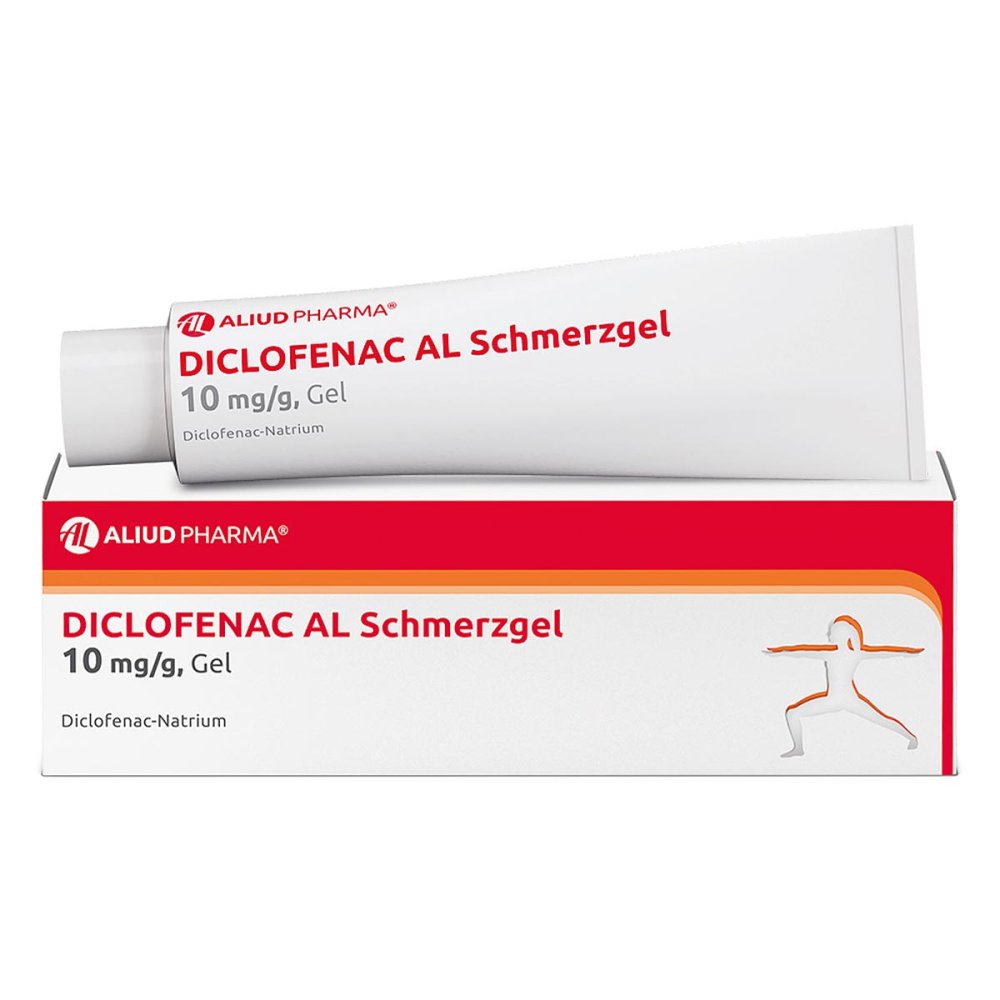ALIUD Pharma GmbH Diclofenac AL Schmerzgel 10 mg / g für akute Muskelschmerzen 16400730