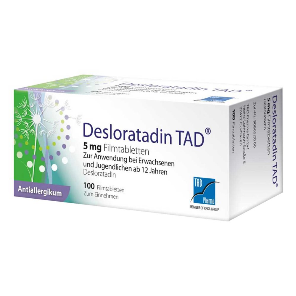 Desloratadin Tad 5 mg Filmtabletten