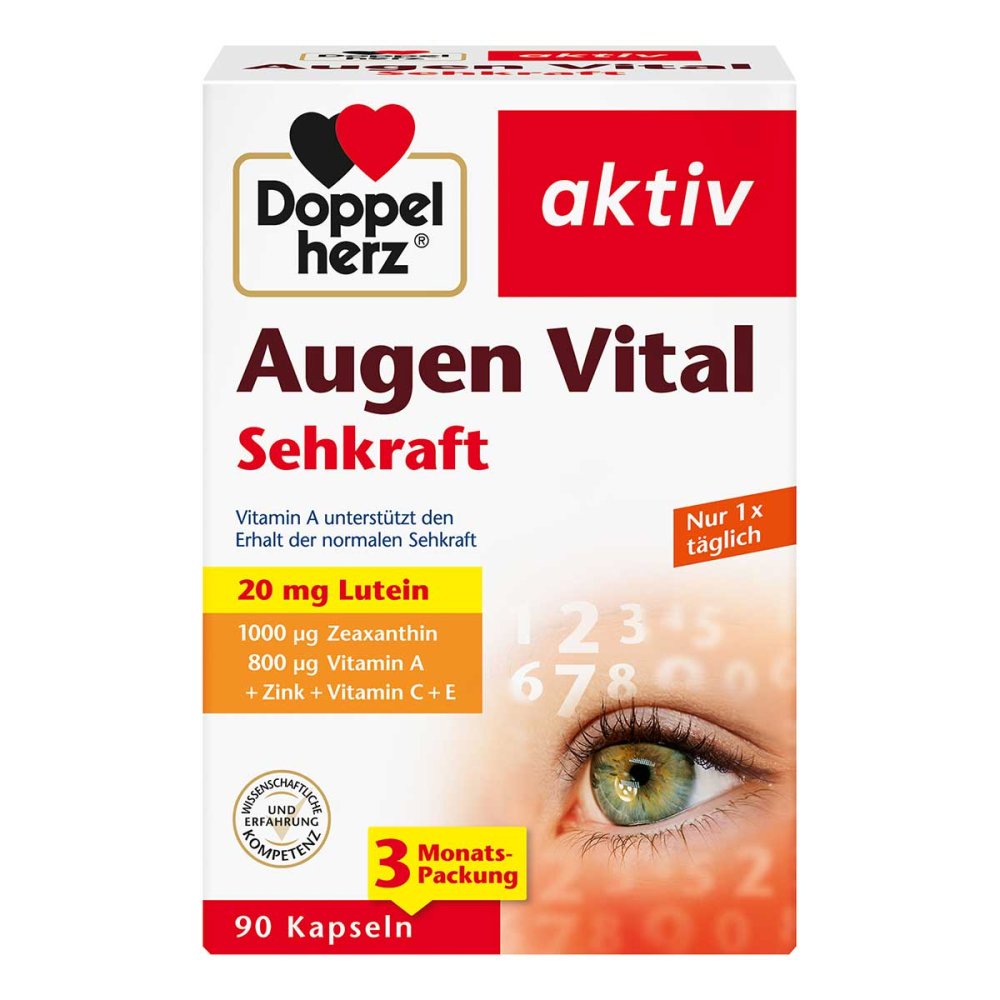 Queisser Pharma GmbH & Co. KG Doppelherz Augen Vital Sehkraft Kapseln 16664771