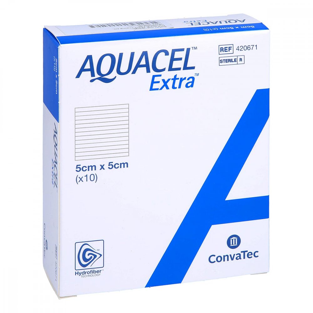 adequapharm GmbH Aquacel Extra 5x5 cm Verband 16752647