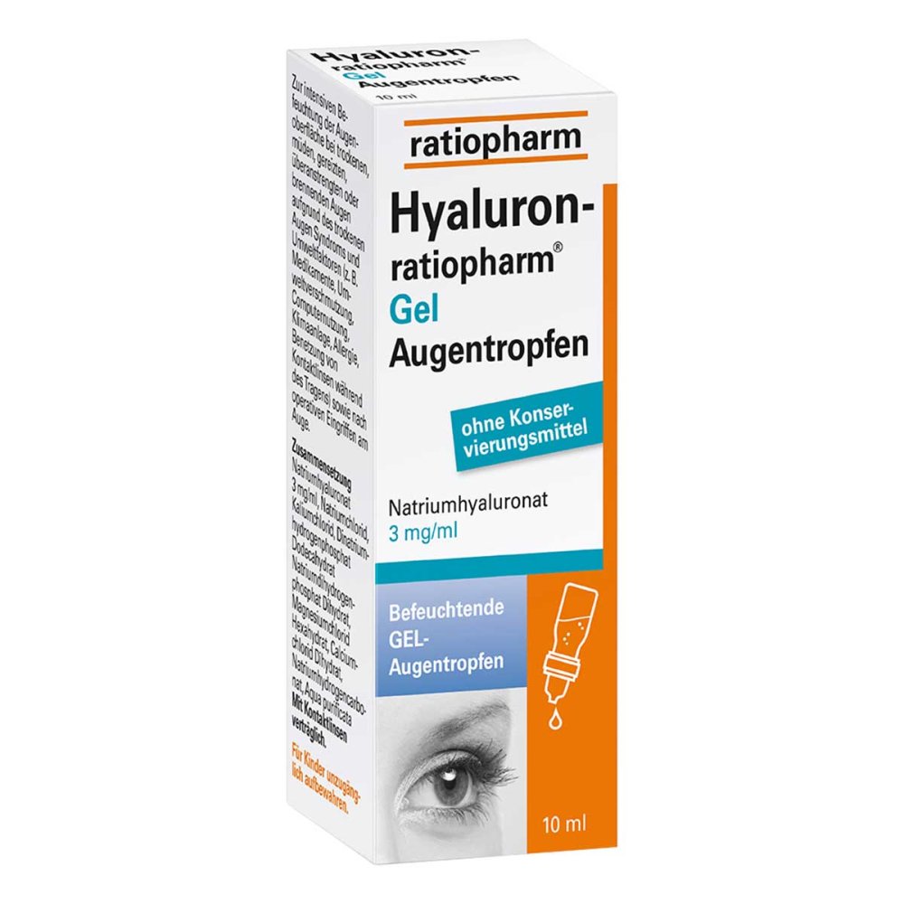 Hyaluron ratiopharm Gel Augentropfen