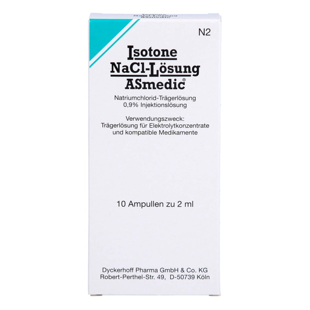 Dyckerhoff Pharma GmbH & Co.KG Isotone Nacl-lösung Asmedic Injektionslösung amp. 17388669