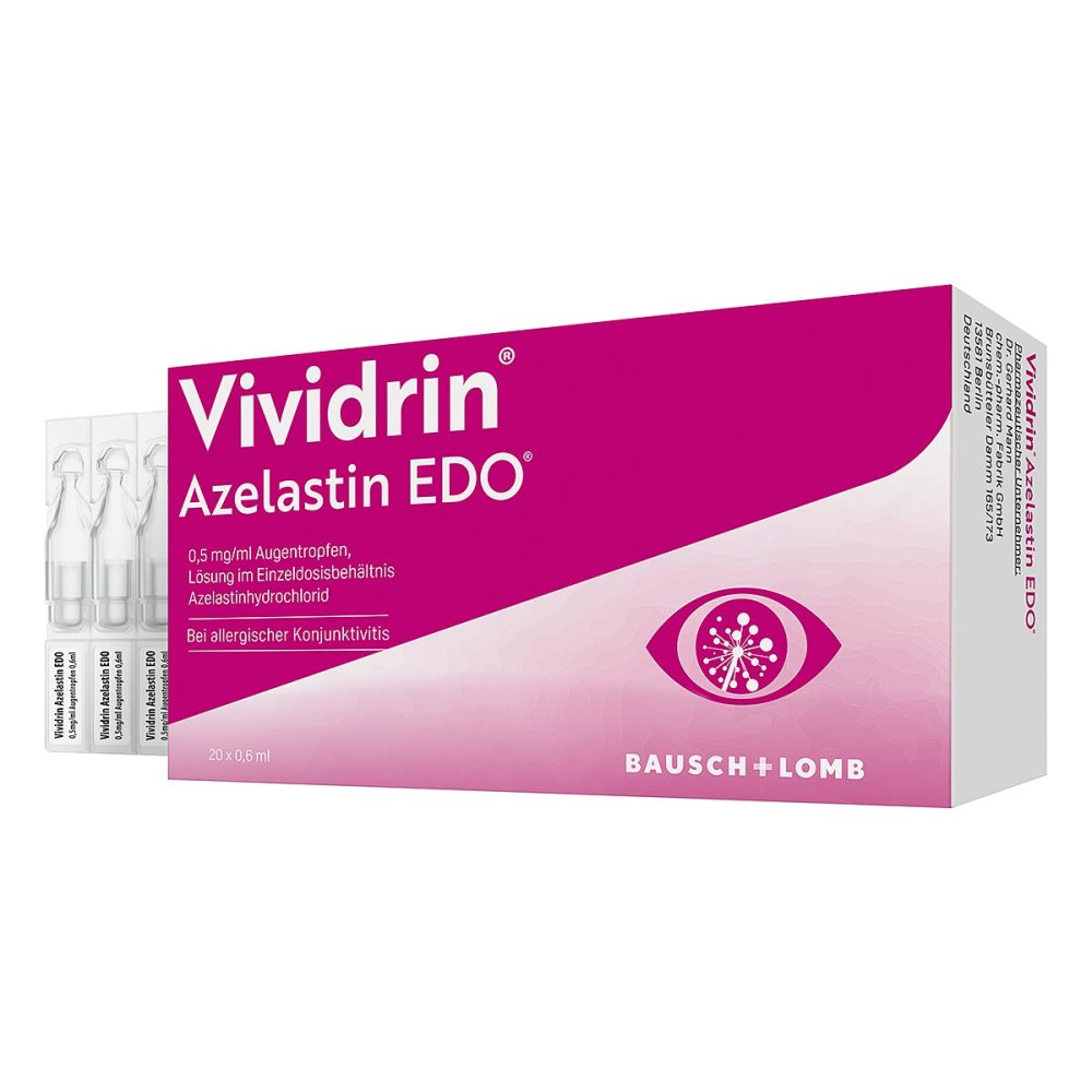 Vividrin Azelastin EDO Akuthilfe bei Heuschnupfen und Allergien