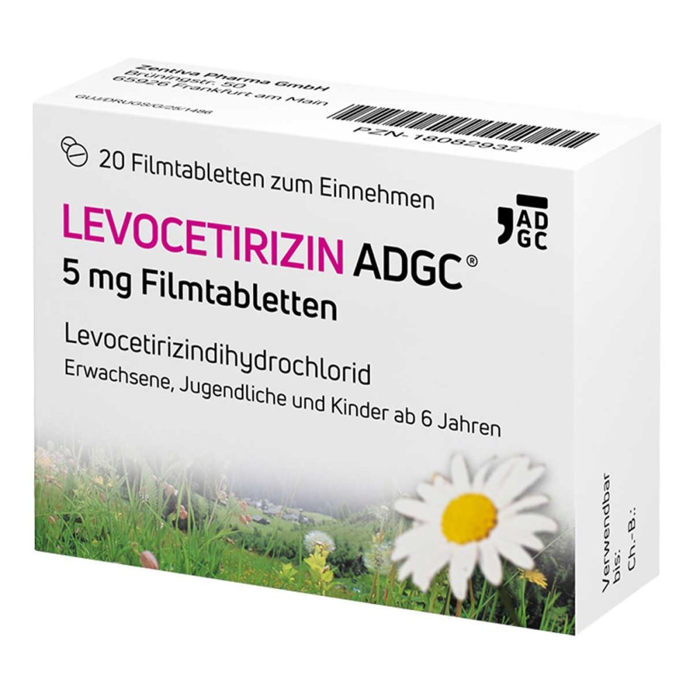 Levocetirizin ADGC 5 mg Filmtabletten