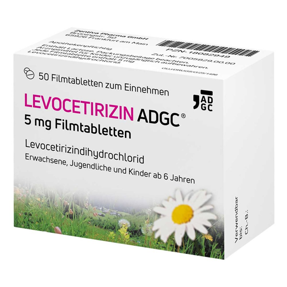 Levocetirizin ADGC 5 mg Filmtabletten