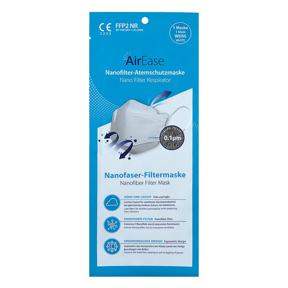 WardWiz Deutschland GmbH Air Ease Ffp2 Nanofilter Maske 18132972