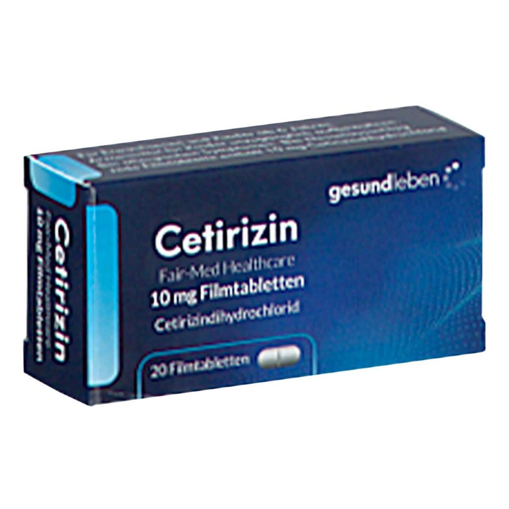 Cetirizin Fair-med Healthcare 10 Mg Filmtabletten /gehe