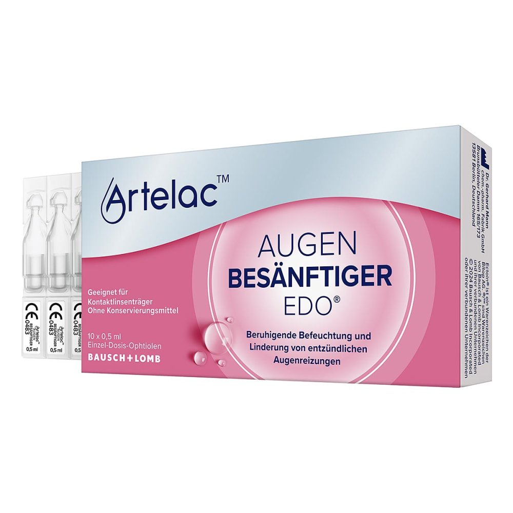 Dr. Gerhard Mann Chem.-pharm.Fabrik GmbH Artelac Augenbesänftiger EDO Augentropfen 19147071