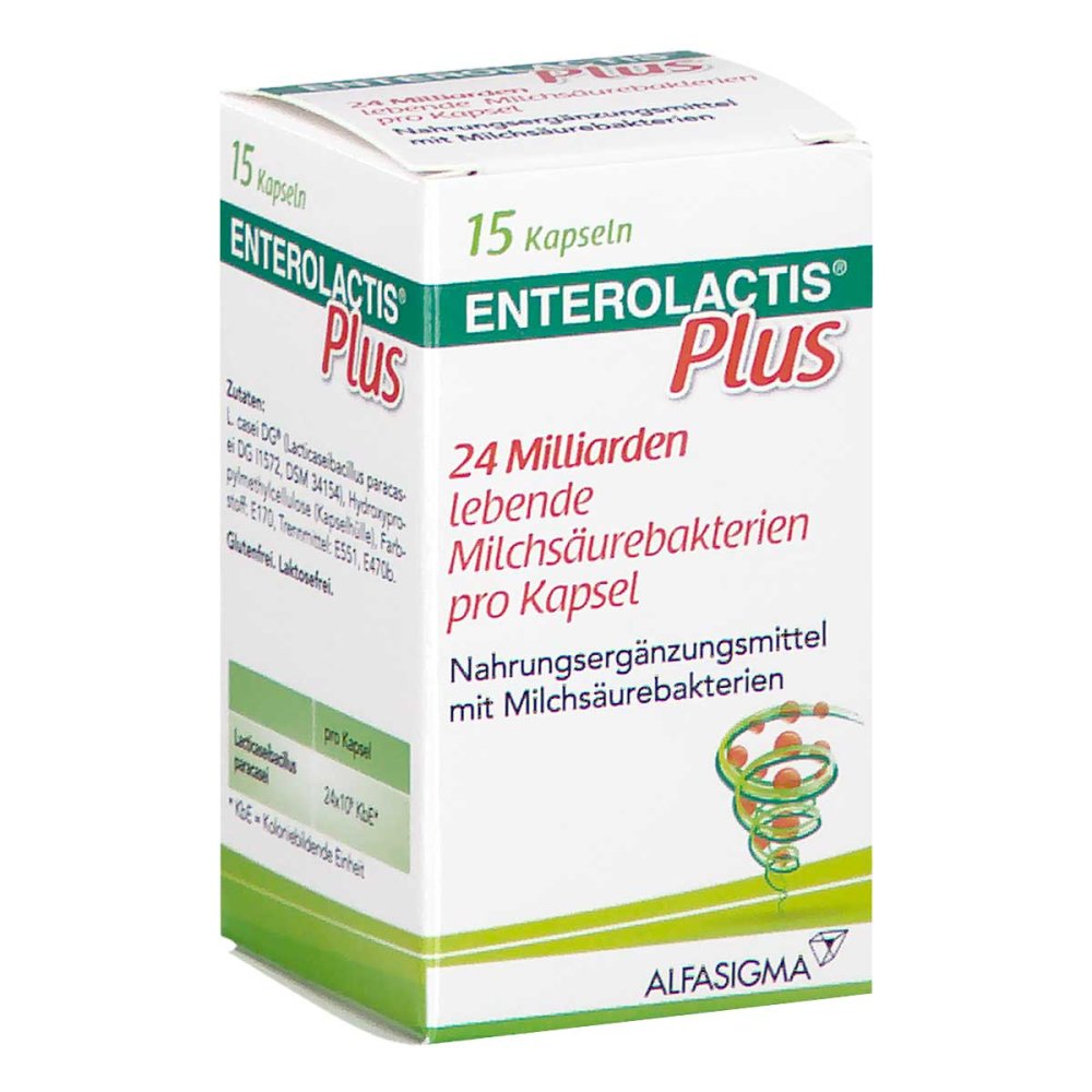 Alfasigma GmbH Enterolactis Plus Kapseln 19379781