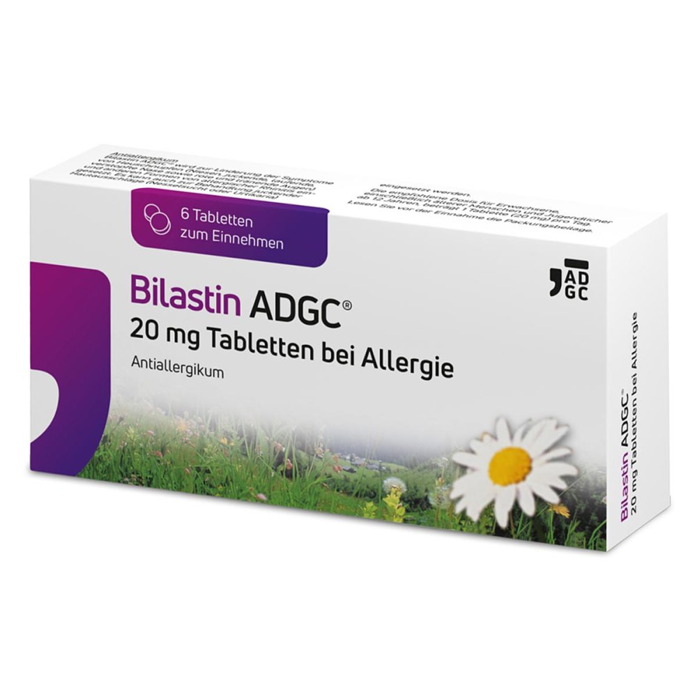 Bilastin ADGC 20 mg Tabletten bei Allergie