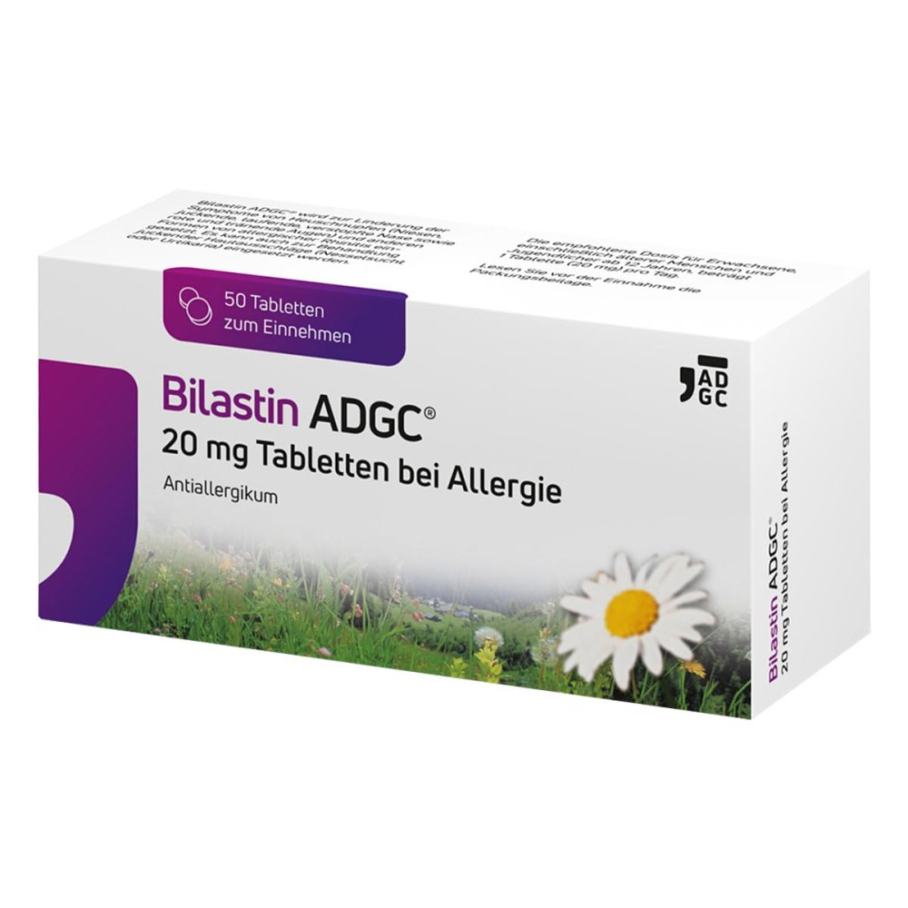 Bilastin ADGC 20 mg Tabletten bei Allergie