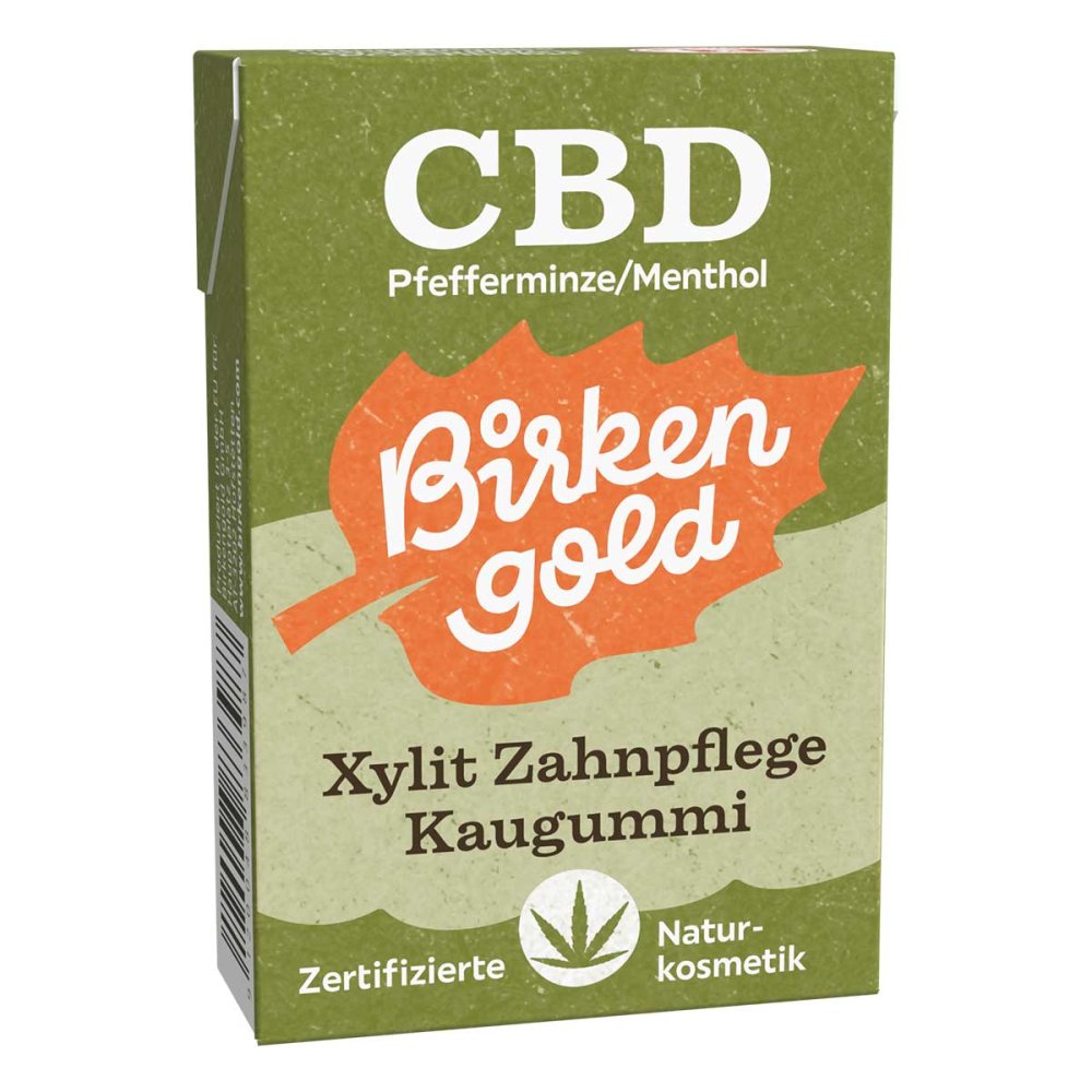 Birkengold Zahnpflege Natur Kaugu. CBD Pfefferminze 19514049