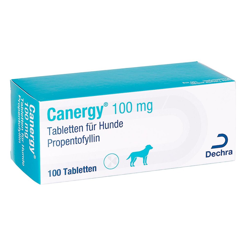 Dechra Veterinary Products Deutschland GmbH Canergy 100mg Tabletten für Hunde Propentofyllin 19658110
