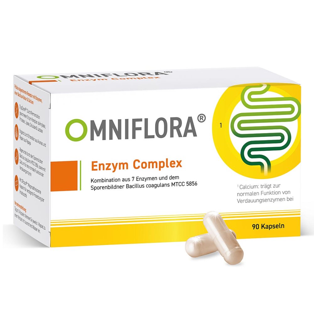 Heilpflanzenwohl GmbH Omniflora® Enzym Complex mit 7 Enzymen u. Bacillus coagulans 19745346