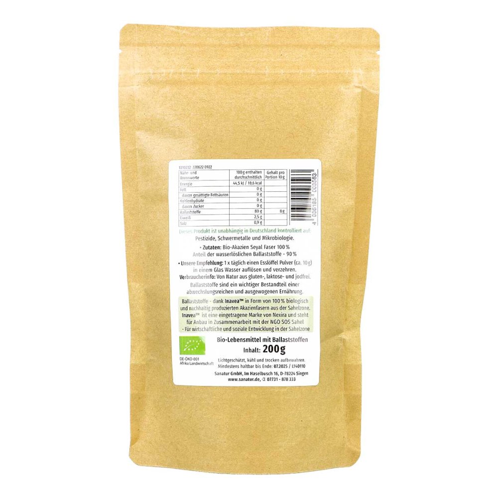 Akazienfaser Ballaststoffe Pulver 200 g online kaufen