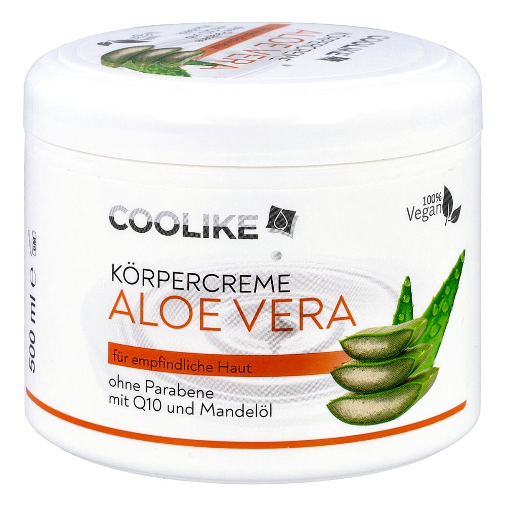 PLANTANA Aloe Vera Körpercreme Mit Vitamin E – 500 Ml, Beruhigend & Feuchtigkeitsspendend