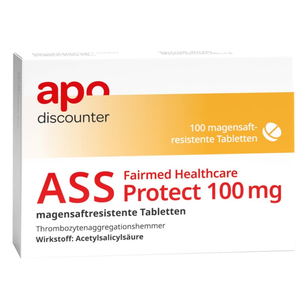 ASS 100 mg Protect, magensaftresistente Tabletten 100 stk