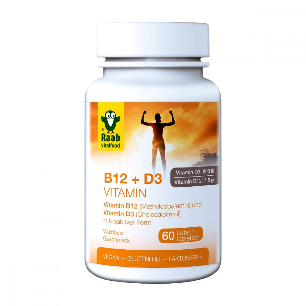 B12+d3 Vitamin Lutschtabletten 60 stk online günstig kaufen