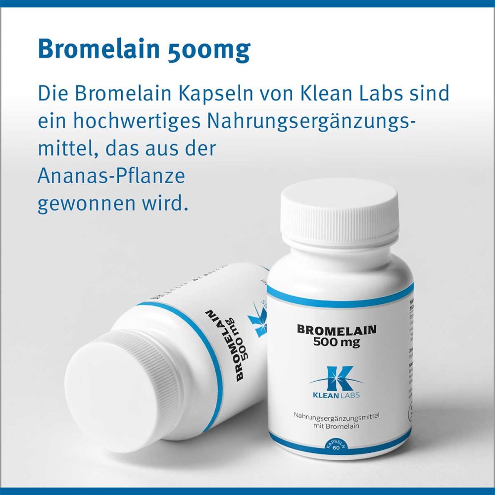 Bromelain 500 mg Kapseln 60 stk online günstig kaufen