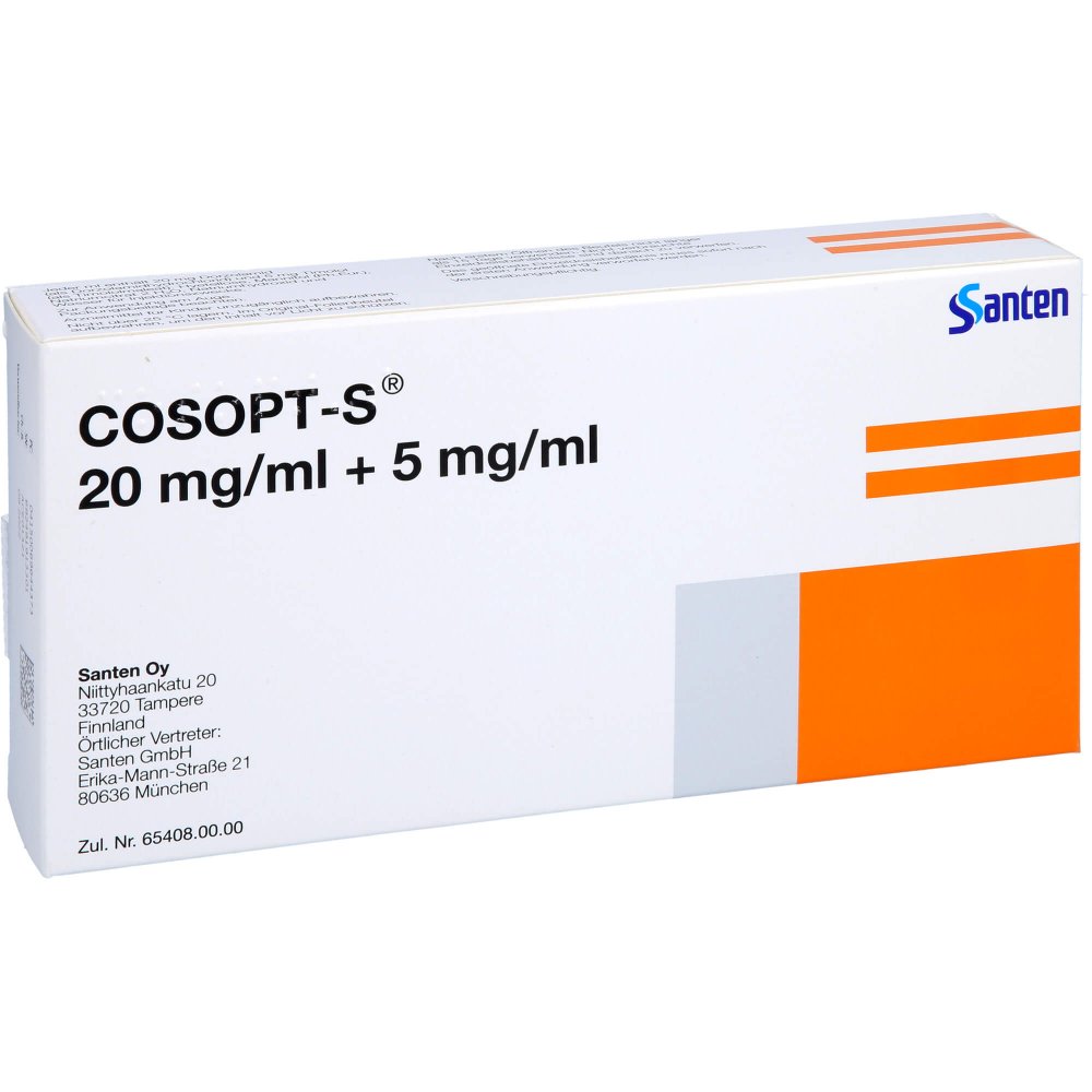 COSOPT-S 20mg/ml+5mg/ml Augentropfen 30X0.2 ml