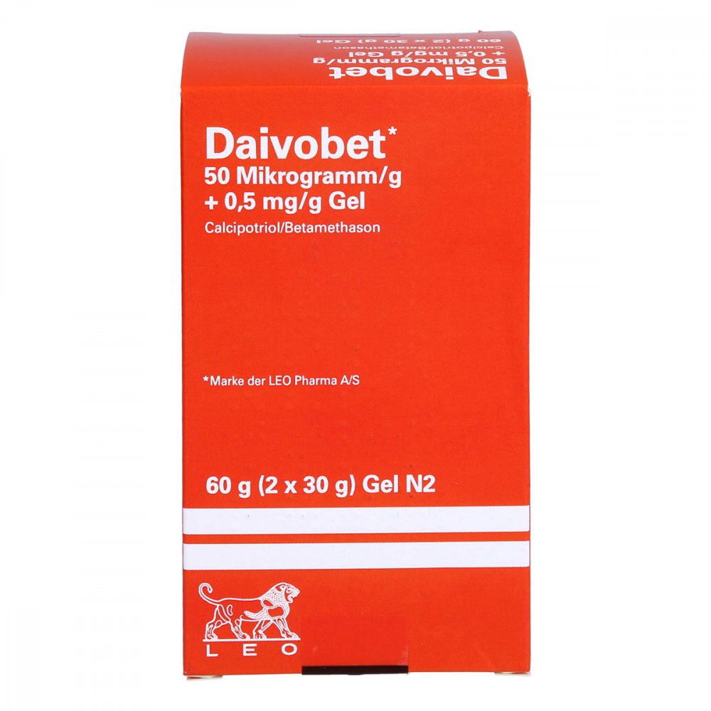 Daivobet 50 Mikrogramm/g + 0,5 mg/g Gel 60 g online kaufen