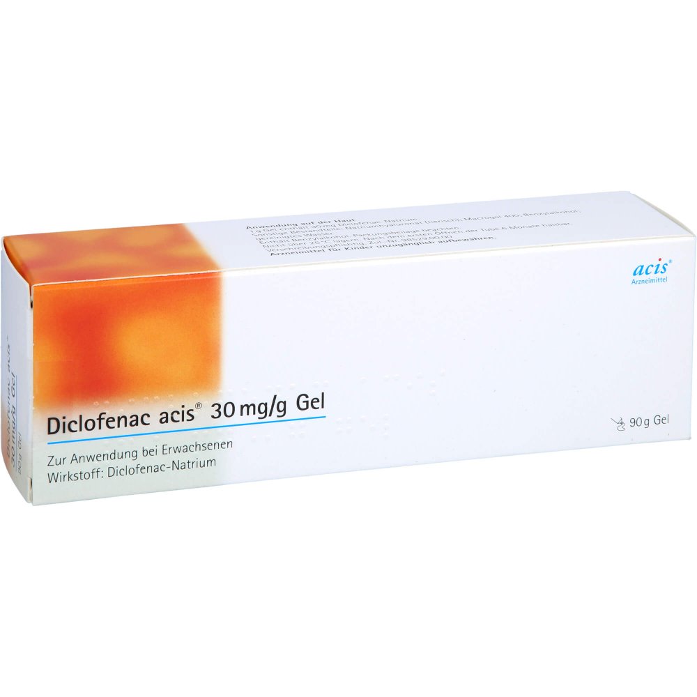 Diclofenac acis 30 mg/g Gel 90 g online günstig kaufen Diclofenac acis 30 mg/g Gel 90 g online günstig kaufen