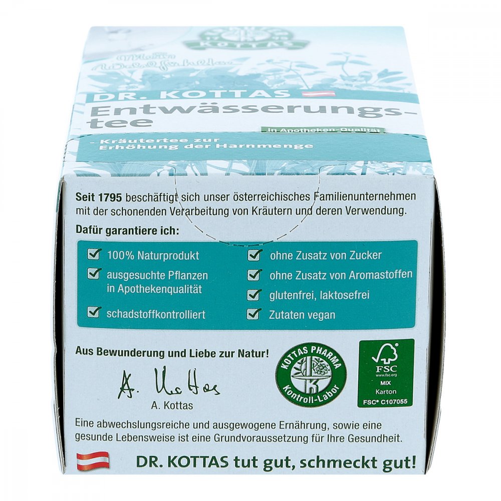 DR. KOTTAS Entwässerungstee, Filterbeutel 20 stk