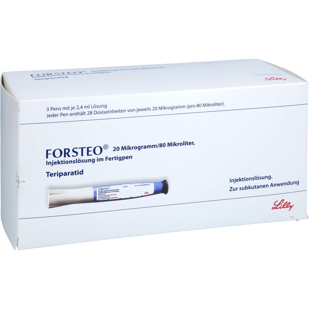Forsteo 20 [my]g/80 [my]l iniecto -lsg.i.e.vorgef.inje 3 stk