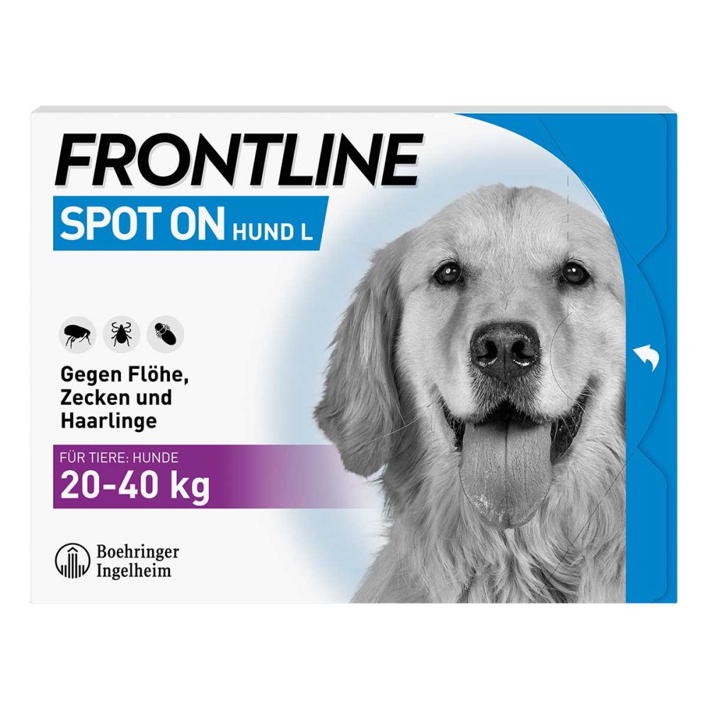 Frontline Spot On L (20-40 gegen Zecken, Flöhe, 3 stk
