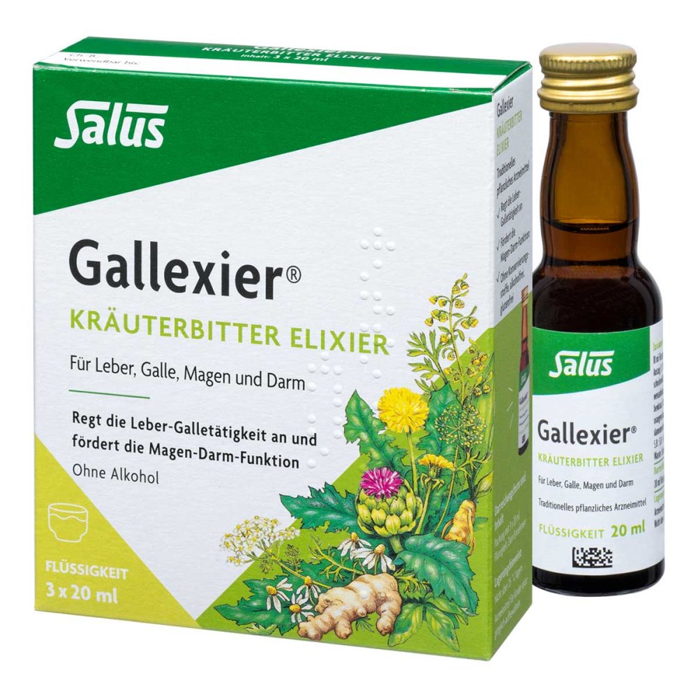 Gallexier Kräuterbitter 3X20 ml online kaufen