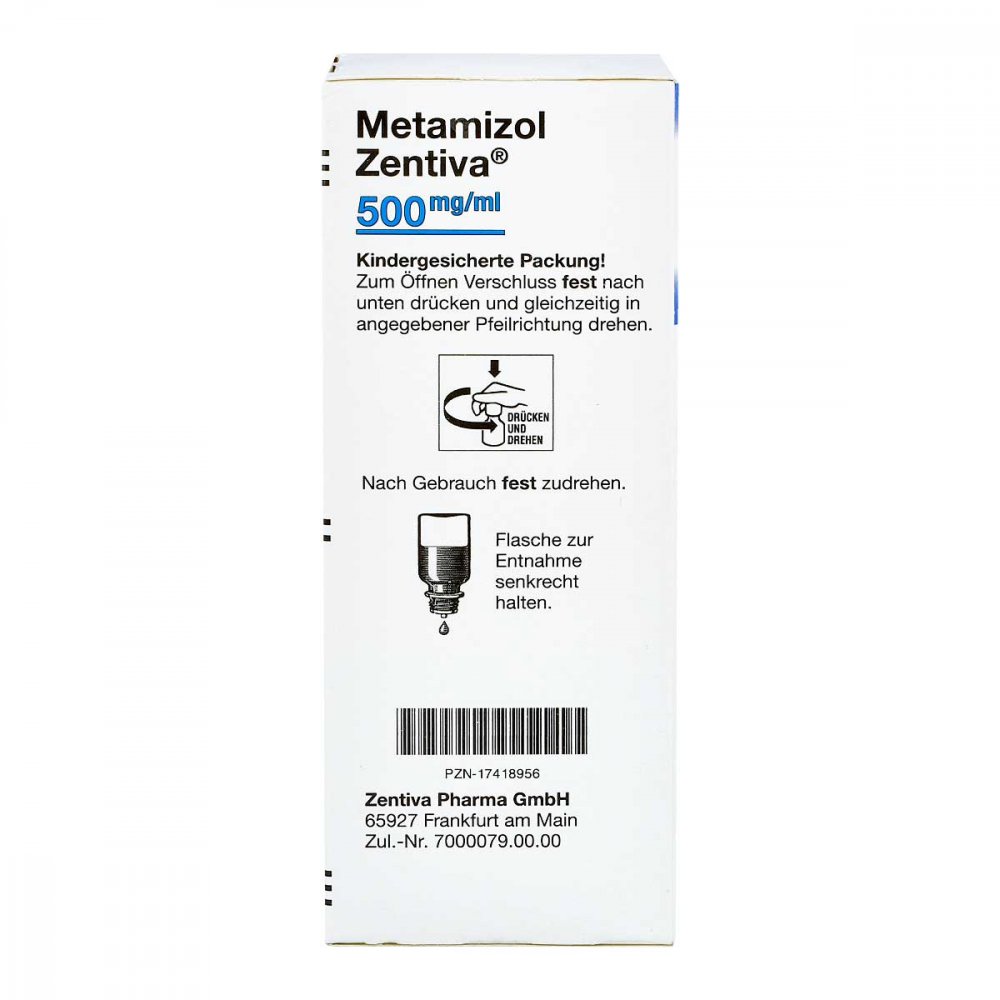 Metamizol 500 Beipackzettel | Metamizol Zentiva 500mg/ml – FDJY