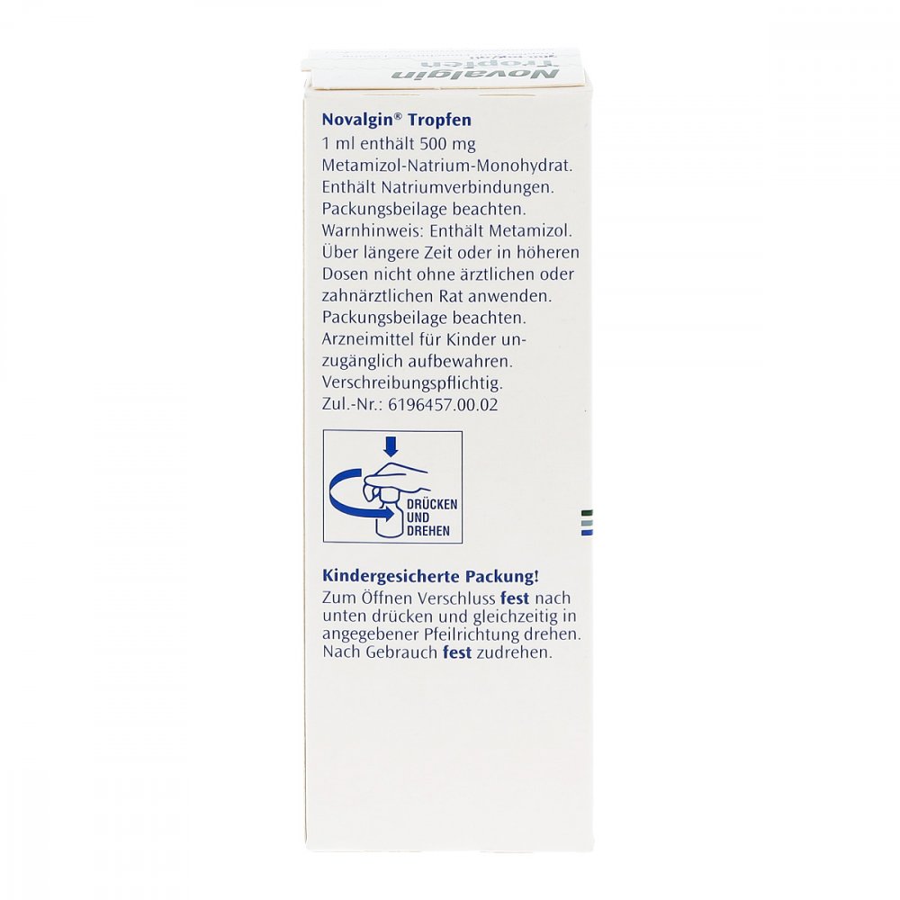 Novalgin 500mg/ml 100 ml online kaufen