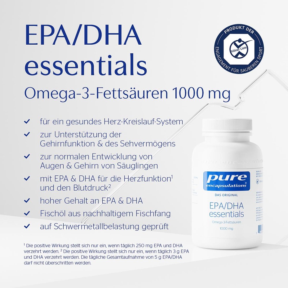 Pure Encapsulations Epa/dha essentials 1000mg Kapseln 180 stk