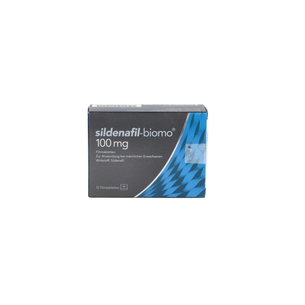 Sildenafil biomo 100 mg Filmtabletten 12 stk