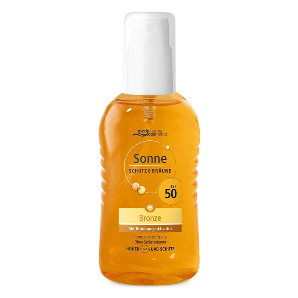 Sonne Schutz Bräune Spray Bronze Lsf 50 200 ml