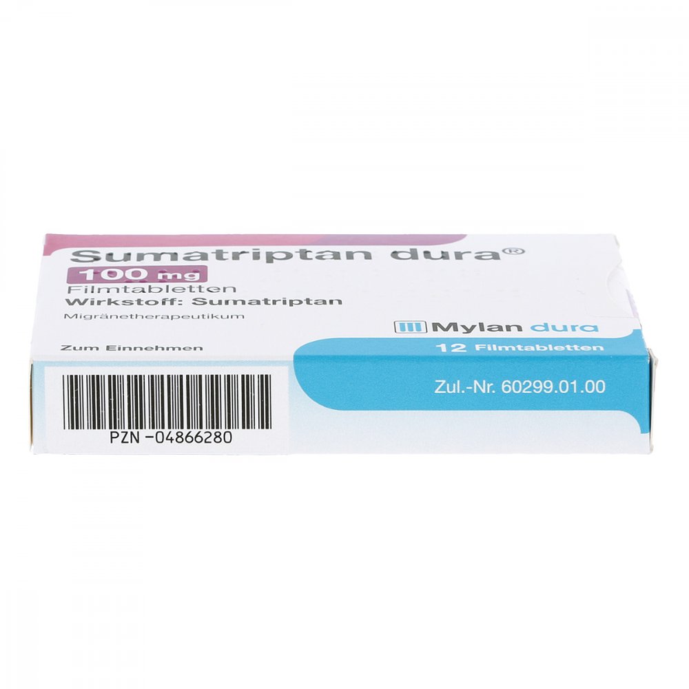 Sumatriptan dura 100mg 12 stk online günstig kaufen