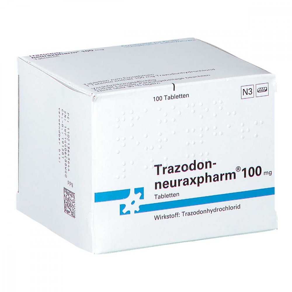 Trazodonneuraxpharm 100 mg Tabletten 100 stk