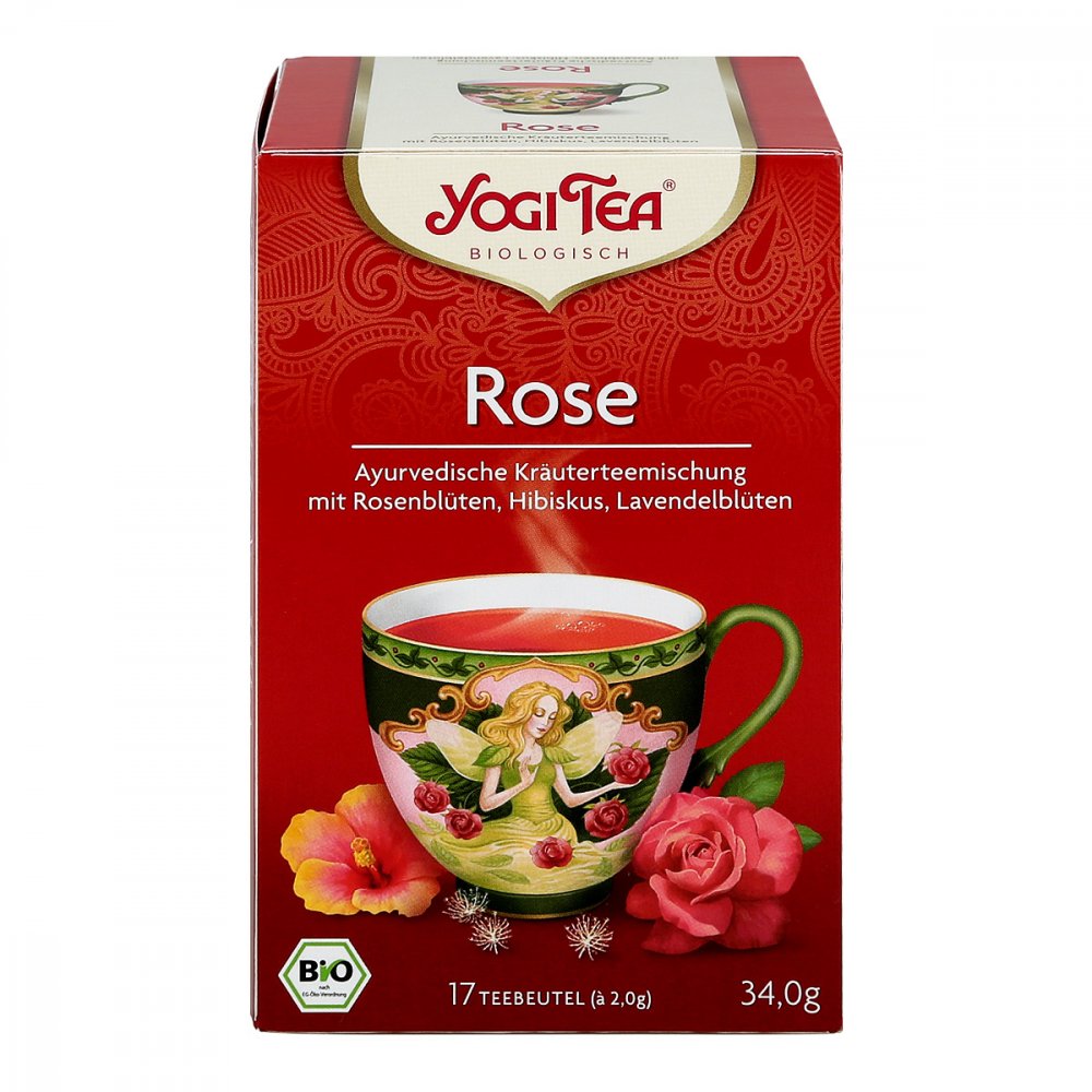 Yogi Tea Rose Bio Filterbeutel 17X2.0 g online kaufen