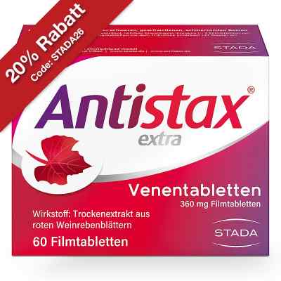 Antistax® extra Venentabletten bei Venenschwäche