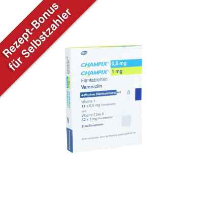 CHAMPIX 0,5mg/1mg Starterpackung 53 stk von Pfizer Pharma GmbH PZN 00017319