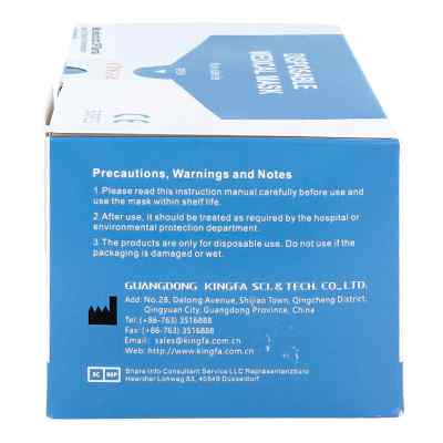 Mundschutz Op mit Gummiband und Nasenbügel blau bei apo-discounter.de bestellen