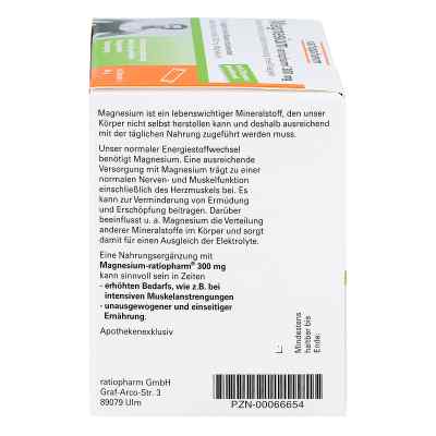 Magnesium Ratiopharm 300 mg Micro Pell.m.gran. bei apo-discounter.de bestellen