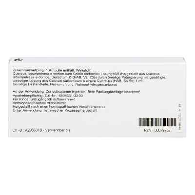Calcium Quercus Inject Ampullen bei apo-discounter.de bestellen